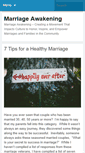Mobile Screenshot of marriageawakening.com