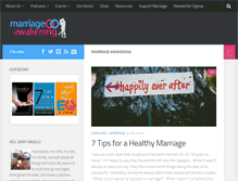 Tablet Screenshot of marriageawakening.com